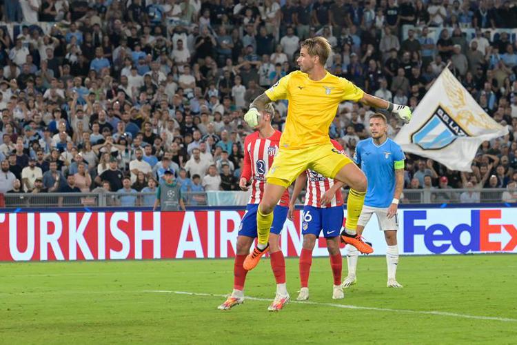 Ivan Provedel in gol in Lazio-Atletico Madrid - Fg