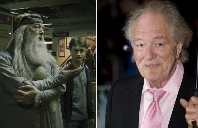Sir Michael Gambon nel ruolo del professor Albus Silente nella saga di Harry Potter - Fotogramma /Ipa