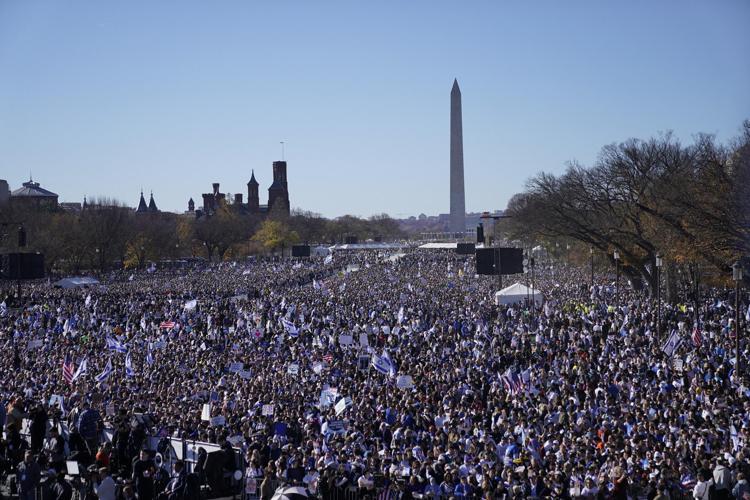 Migliaia in marcia a Washington per Israele - Afp