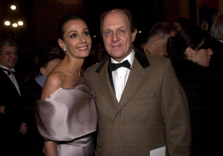 Anna Kanakis con il marito Marco Merati Foscarini 