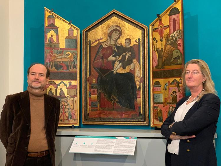 Ricomposto il Trittico di Santa Chiara alla Pinacoteca Nazionale di Siena