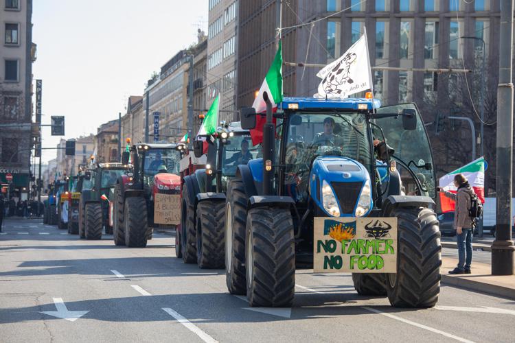 La protesta dei trattori - Fotogramma