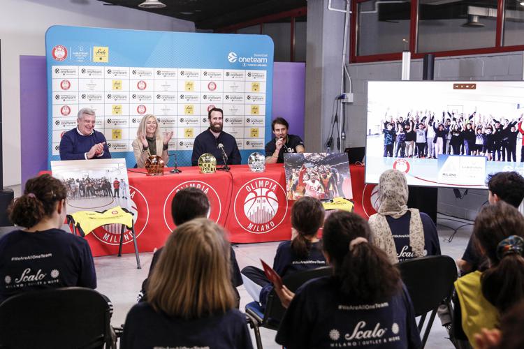 Progetto sociale 'One Team Day' in Eurolega protagonista nella sfida Olimpia Milano-Real Madrid
