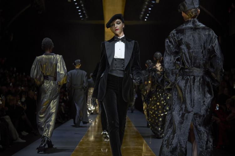 Una delle interpretazioni del tuxedo secondo Dolce&Gabbana