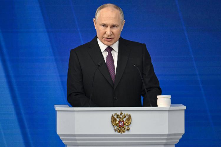 Il presidente russo Vladimir Putin - (Afp)