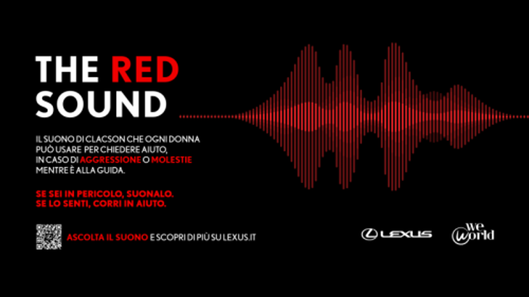Lexus e WeWorld insieme, al fianco delle donne con progetto 'The Red Sound'