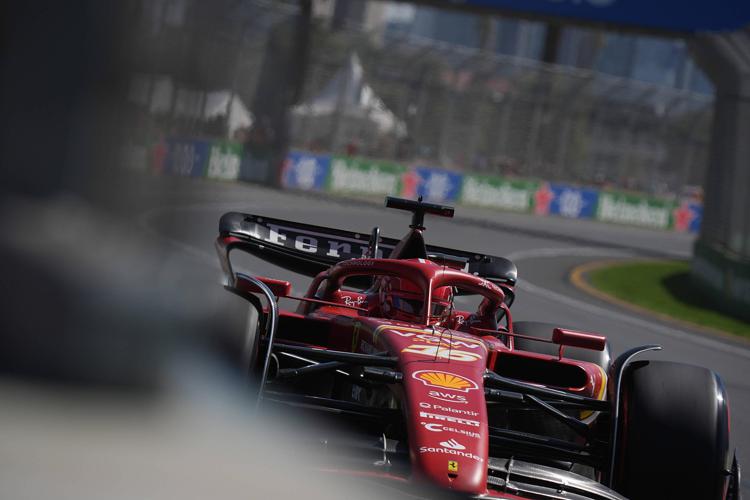 La Ferrari di Charles Leclerc  - (Fotogramma)