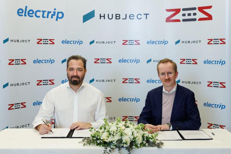 L'operatore di stazioni di ricarica per veicoli elettrici ZES ed Electrip entrano nella rete globale di roaming intercharge di Hubject