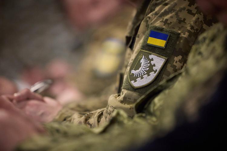 Un soldato ucraino
