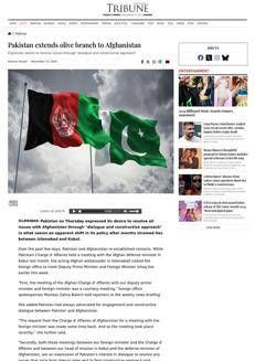 Pakistan: Islamabad seeks constructive dialogue with Kabul to resolve tensions