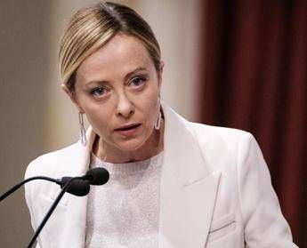 Il Presidente del Consiglio Giorgia Meloni