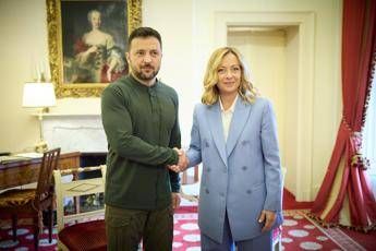 Zelensky e Meloni