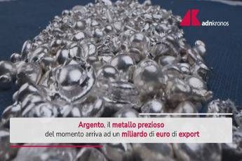 L'argento è il metallo prezioso del momento: arriva a un miliardo di euro di export