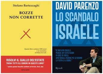 'Bozze non corrette' di Bartezzaghi e 'Lo scandalo Israele' di Parenzo