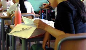Una studentessa impegnata nell'esame di maturità 2025 - Ipa