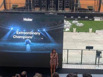 Haier Show a San Siro con Diletta Leotta per lancio nuovi Smart Tv e partnership con Dazn