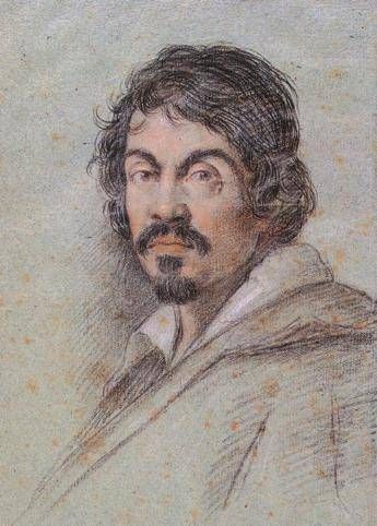(Ritratto di Caravaggio di Ottavio Leoni, Biblioteca Marucelliana di Firenze)