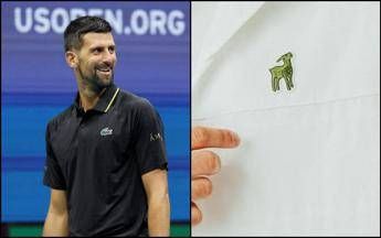 Djokovic e l'omaggio di Lacoste - Fotogramma/IPA + Instagram @lacoste