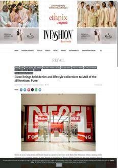 India: Diesel inaugura un nuovo store a Pune, portando l'iconico stile italiano nel subcontinente