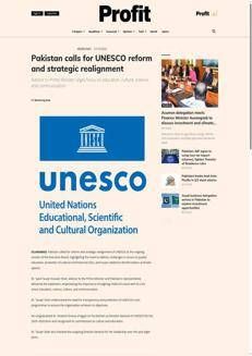 Pakistan: UNESCO Reform Focuses on Prime Minister's Advisor's Address