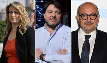 Federica Corsini, Sigfrido Ranucci e Gennaro Sangiuliano