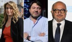 Federica Corsini, Sigfrido Ranucci e Gennaro Sangiuliano