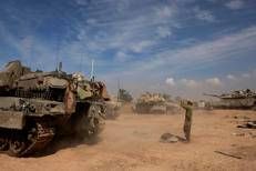 Carri armati Idf (Afp)