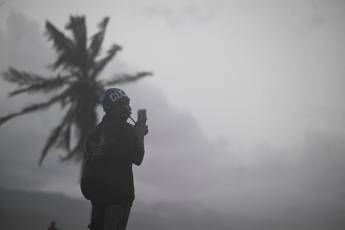 Le piogge per la tempesta in arrivo in Giamaica - Afp