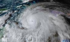 L'occhio dell'uragano Melissa - (Foto Cira)