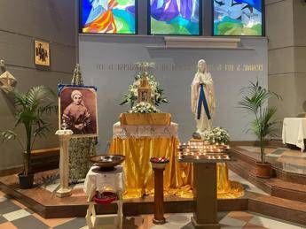Le reliquie di Santa Bernadette arrivano al santuario di San Salvatore in Lauro a Roma