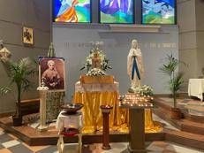 Le reliquie di Santa Bernadette arrivano al santuario di San Salvatore in Lauro a Roma