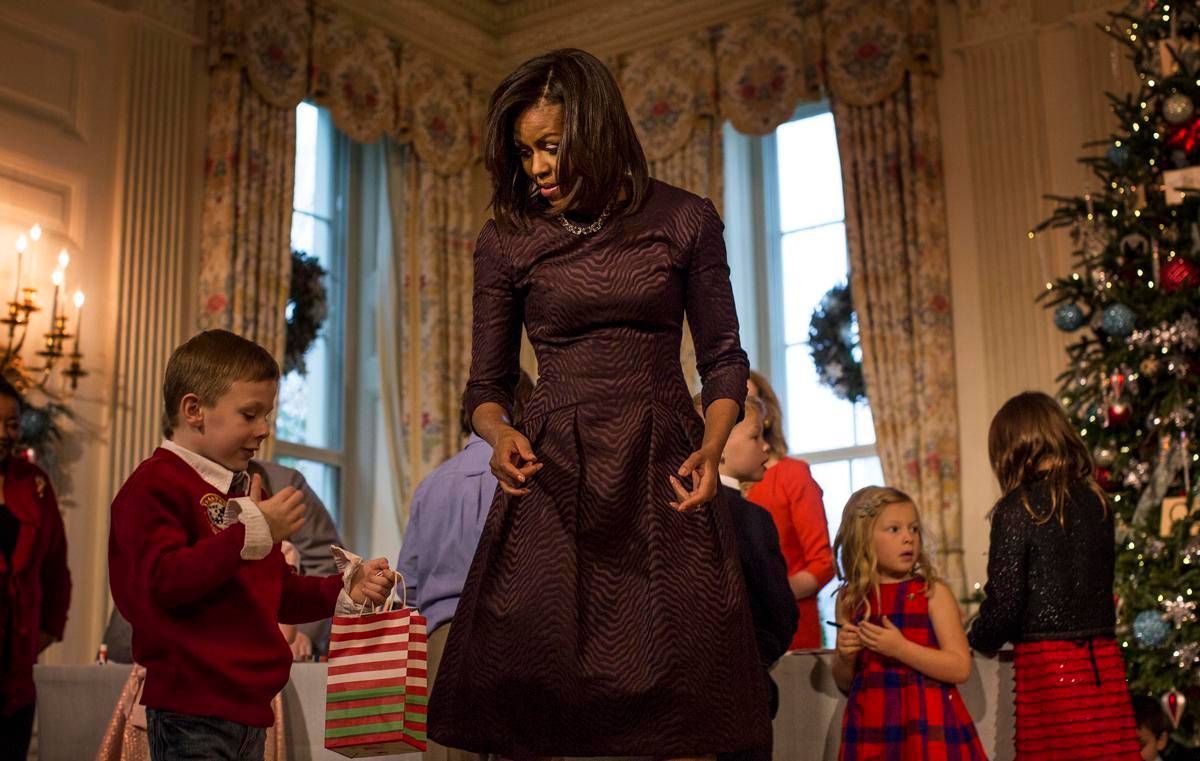 Usa: michelle obama svela decorazioni natale, tra tradizione e ...