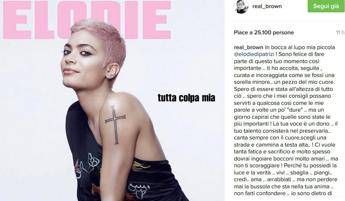 Elodie al Festival di Sanremo 2017: il commovente messaggio di Emma
