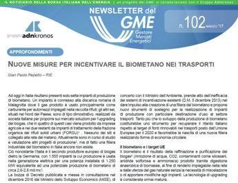 Energia, è online nuovo numero newsletter Gme Energia, è online nuovo numero newsletter Gme