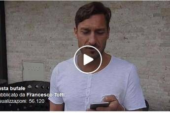 Totti firma l'appello di Boldrini Io della Lazio? Basta bufale