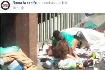 Roma, sesso sul marciapiede in pieno centro Roma, sesso sul marciapiede in pieno centro