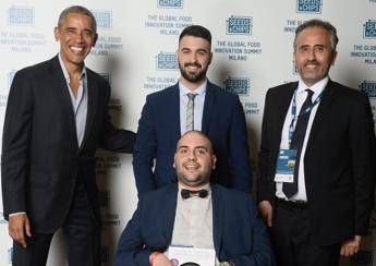 Obama incontra un giovane chef malato di Sla Obama incontra un giovane chef malato di Sla