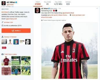 Milan, presentata la nuova maglia Milan, presentata la nuova maglia