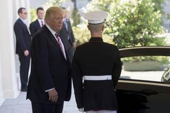 Donald Trump atterrato a Roma