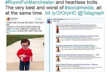 Manchester, spuntano le fake news sui bambini scomparsi Manchester, spuntano le fake news sui bambini scomparsi
