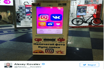 Instagram, arriva il distributore automatico di follower e like Instagram, arriva il distributore automatico di follower e like