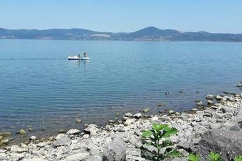 Bracciano, lago senz'acqua /Foto Bracciano, lago senz'acqua /Foto