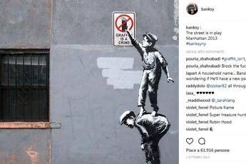 Ecco chi è Banksy, la gaffe che (forse) svela il segreto Ecco chi è Banksy, la gaffe che (forse) svela il segreto