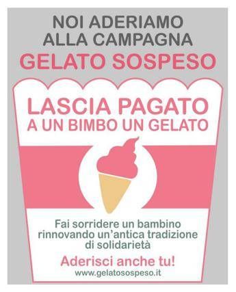 Dal caffè al 'Gelato Sospeso', fino ad ora 60mila sorrisi donati Dal caffè al 'Gelato Sospeso', fino ad ora 60mila sorrisi donati