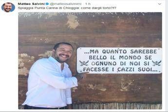 Salvini nella spiaggia fascista: Come dargli torto? Salvini nella spiaggia fascista: Come dargli torto?