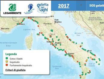 Goletta Verde, lungo le coste abruzzesi 'fuori legge' 5 punti su 8 Goletta Verde, lungo le coste abruzzesi 'fuori legge' 5 punti su 8