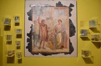 A Pompei in mostra 'Tesori sotto i lapilli. Arredi, affreschi gioielli dell'insula Occidentalis' A Pompei in mostra 'Tesori sotto i lapilli. Arredi, affreschi gioielli dell'insula Occidentalis'