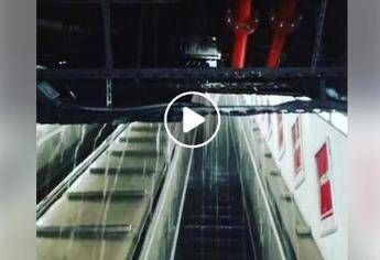 Roma, metro allagata: il video delle 'cascate' Roma, metro allagata: il video delle 'cascate'