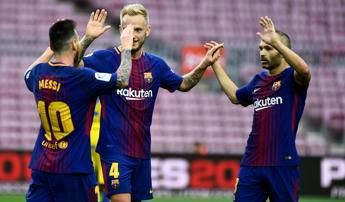 Caos referendum, Barcellona gioca a porte chiuse e vince Caos referendum, Barcellona gioca a porte chiuse e vince