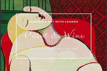 'Paint & Wine', la nuova iniziativa dell'Alembic di Roma 'Paint & Wine', la nuova iniziativa dell'Alembic di Roma